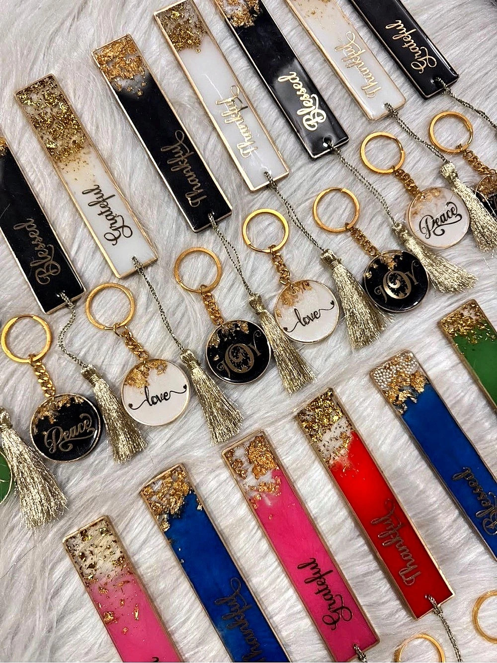 Bookmark and  Keychain set Assortment in assorted color
